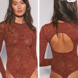 FREE PEOPLE NWOT Hidden Gems Bodysuit